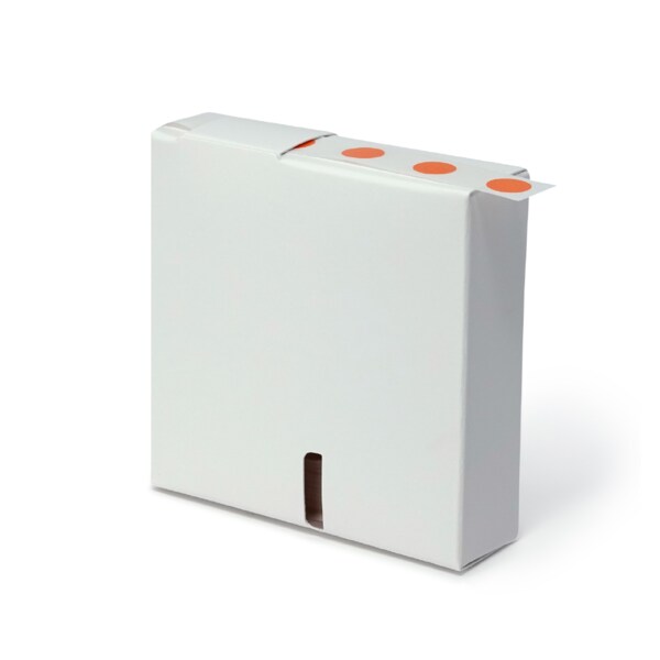 Cryo Label Dots 13mm Dots for 1.5-2ml Tubes Orange Roll Form